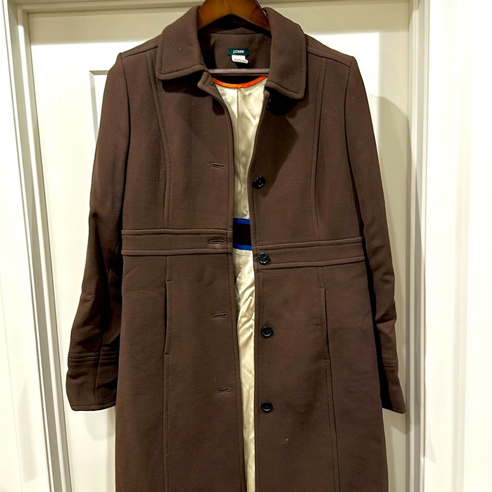 J. crew woman’s wool peacoat (day coat)